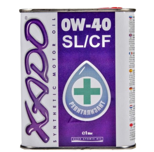 Моторное масло Xado Atomic Oil SL/CF 0W-40, 1л